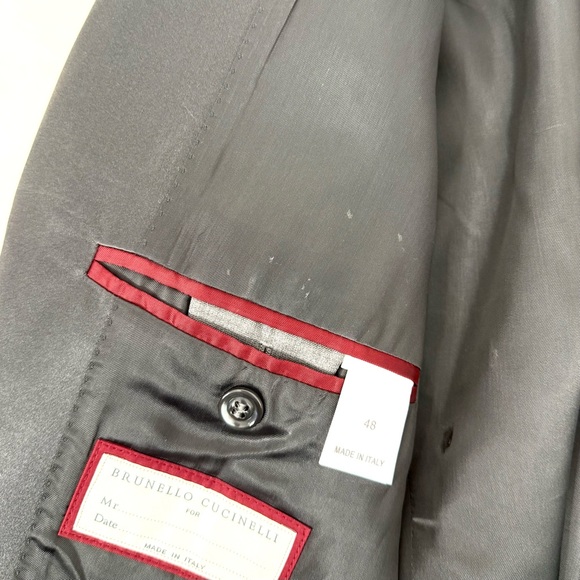 Brunello Cucinelli Silk & Wool Shawl Collar Formal Jacket | 38 - Picture 14 of 15